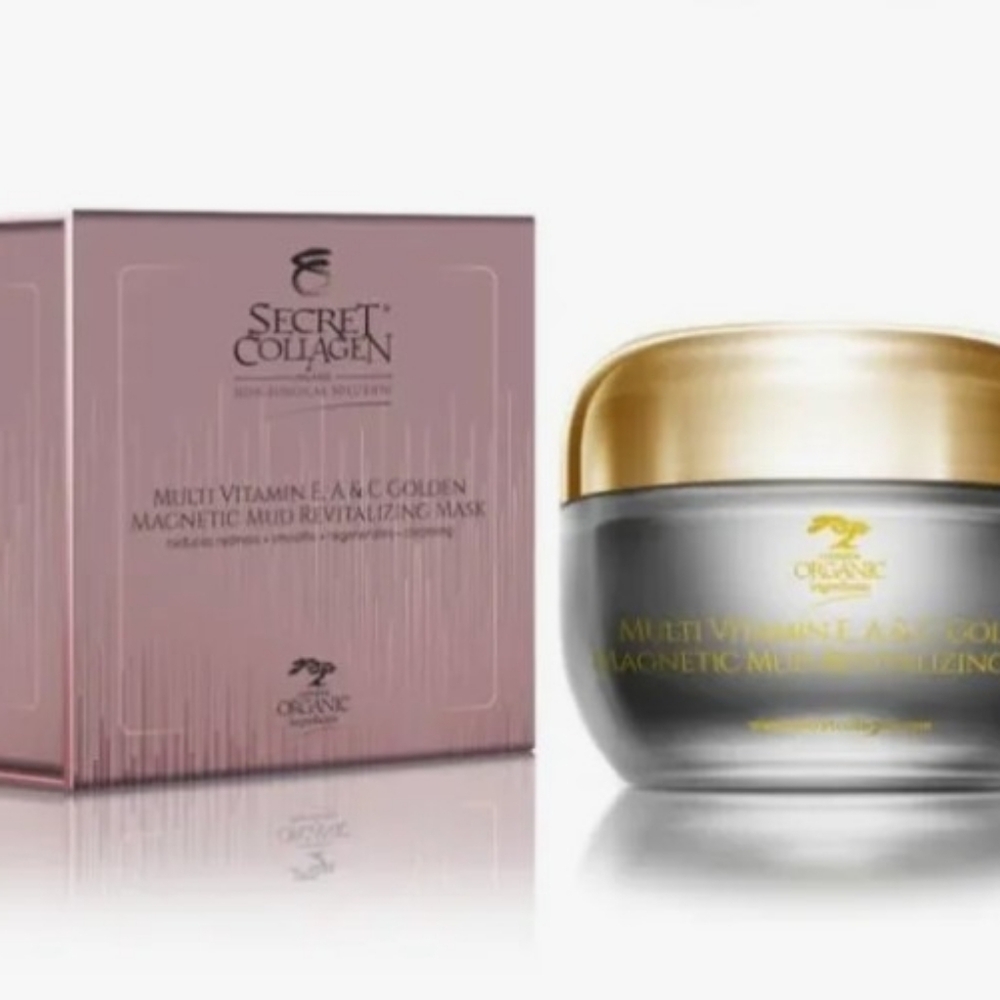 Multi Vitamin E, A & C Golden Magnetic Mud Revitalizing Mask